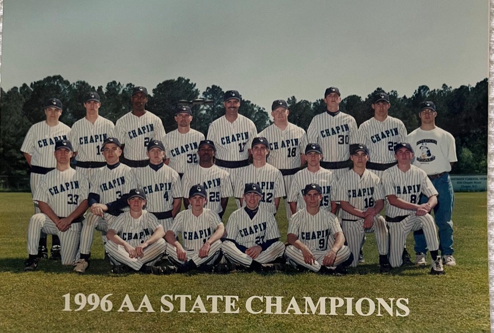 1996 AA State Champions baseball team, Chapin